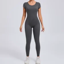 SC Backless Long Sleeve Yoga Jumpsuit GQSA-89071