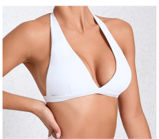 SC Solid Color Halterneck Backless Fitness Underwear GQSA-10317