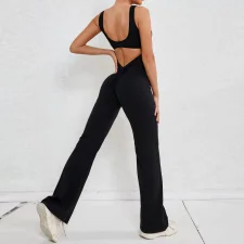 SC Solid Color Sleeveless Yoga Jumpsuit GQSA-ZY240
