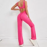 SC Solid Color Sleeveless Yoga Jumpsuit GQSA-ZY240