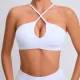 SC Solid Color Cross Sling Sport Fitness Top GQSA-A05