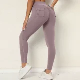 SC Solid Color High Waist Tight Sport Pants GQSA-8020