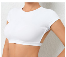 SC Sports Yoga Solid Fitness T-Shirt GQSA-71200