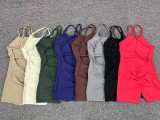 SC Sleeveless Backless Sport Romper GQSA-41720