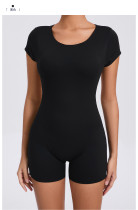 SC Short Sleeve Backless Fitness Sport Romper GQSA-52052