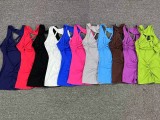 SC Sleeveless Solid Color Yoga Sport Romper GQSA-42016