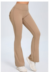 SC Solid Color Sport Micro Flare Pants GQSA-S0031