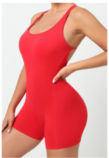 SC Sling Solid Color Sport Yoga Romper GQSA-71012