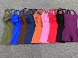 SC Sling Solid Color Sport Yoga Romper GQSA-71012