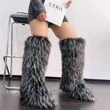 SC Fashion Plush Warm Snow Long Boots HBRS-Y2K