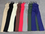 SC Adjustable Straps Backless Yoga Jumpsuit GQSA-53202