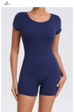 SC Short Sleeve Backless Fitness Sport Romper GQSA-52052