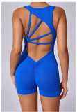 SC Sleeveless Solid Color Yoga Sport Romper GQSA-42016