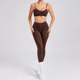 SC Solid Color Sling Sport Two Piece Pants Set GQSA-86040/87652