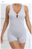 SC Sleeveless Solid Color Yoga Sport Romper GQSA-42016