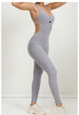 SC Cross-Adjustable Straps Yoga Jumpsuit GQSA-21320