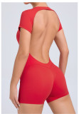 SC Short Sleeve Backless Fitness Sport Romper GQSA-52052