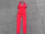 SC Backless Tie Up Sport Yoga Jumpsuit GQSA-2281
