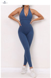 SC Backless Tie Up Sport Yoga Jumpsuit GQSA-2281