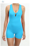 SC Sleeveless Solid Color Yoga Sport Romper GQSA-42016