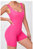 SC Solid Color Fitness Sport Tight Romper GQSA-4608