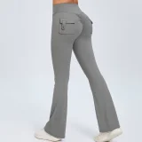 SC Solid Color Sport Micro Flare Pants GQSA-S0031