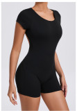 SC Short Sleeve Backless Fitness Sport Romper GQSA-52052