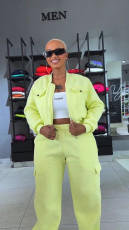 SC Fleece-Lined Hoodie+Multi-Pocket Pants Sportswear Set CM-9529