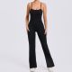 SC Solid Color Backless Sport Yoga Jumpsuit GQSA-44081