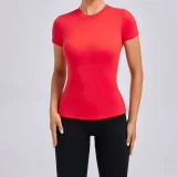 SC Solid Color Short Sleeve Sport T Shirts GQSA-QS808