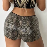 SC Sequin Leopard Print Shorts GYHF-51437PHD