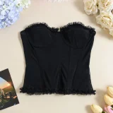 SC Lace Sexy Shapewear Wrap Chest Top GYHF-51462THD