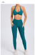 SC Halterneck Solid Tops Sport Yoga Pants Suit GQSA-74068/46442