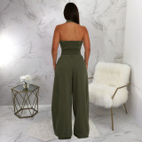 SC Sleeveless Backless Solid Maxi Dress YF-10884