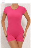 SC Backless Solid Color Sport Romper GQSA-DV510