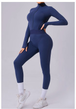 SC Mesh Patchwork Long Sleeve Sport Jumspuit GQSA-80426