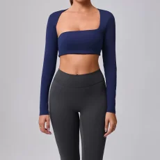 SC Long Sleeve Shawl Yoga T-shirt GQSA-93601