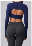 SC Long Sleeve Shawl Yoga T-shirt GQSA-93601