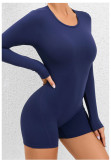 SC Long Sleeve Solid Color Sport Rpmper GQSA-DV509