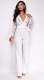 SC Lace Patchwork Wide Leg Jumpsuit OSM-4492