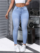 SC Fashion Washed Tight Jeans GXJF-6338-2