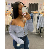 SC Long Sleeve Sweater Knits Tops GCNF-0203