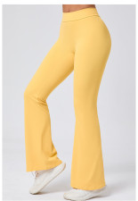 SC Yoga V-waist Fitness Flared Pants GQSA-43210