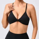 SC Adjustable Shoulder Strap Yoga Sports Bra GQSA-61041