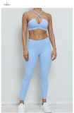 SC Cross Back Sports Tight Two Piece Pants Set GQSA-A05/V01