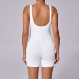 SC Sleeveless Solid Color Sport Romper GQSA-18293