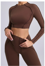 SC Long Sleeve Yoga Sport Tops GQSA-24129