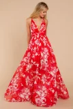 SC Deep V-neck Backless Chiffon Maxi Dress NK-8212