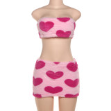 SC Love Printed Sexy Two Piece Skirt Set GSLF-K25S79900