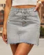 SC Sexy Washed Holes Mini Skirts GSMF-13678#